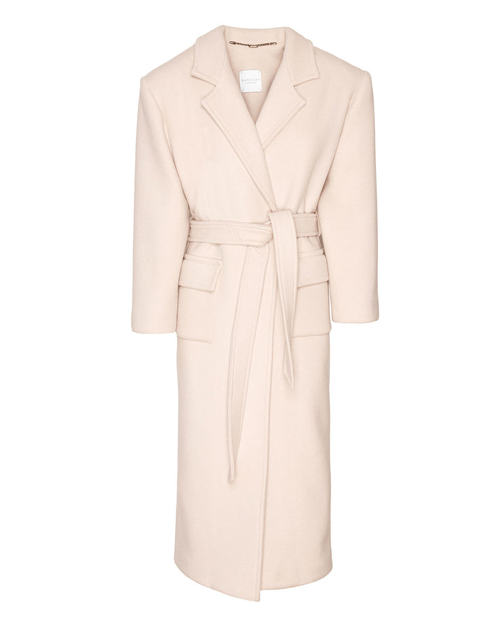 Cashmere oversized shoulder wrap coat - Tenue