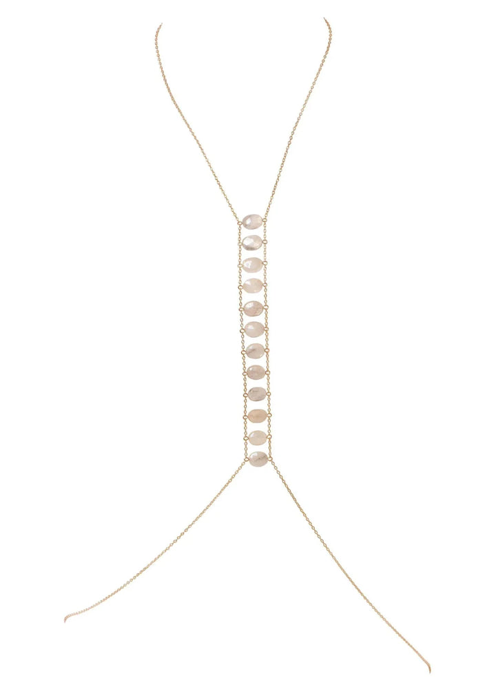 Spine Gemstone Body Chain - Tenue