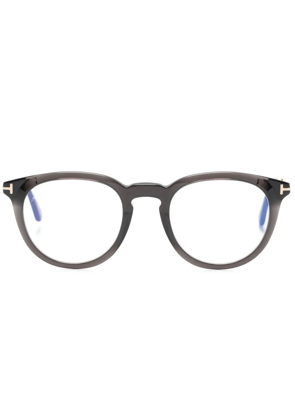 TOM FORD Eyewear logo-engraved round-frame glasses - Tenue