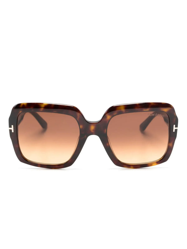 TOM FORD Eyewear Woodbury square-frame sunglasses - Tenue