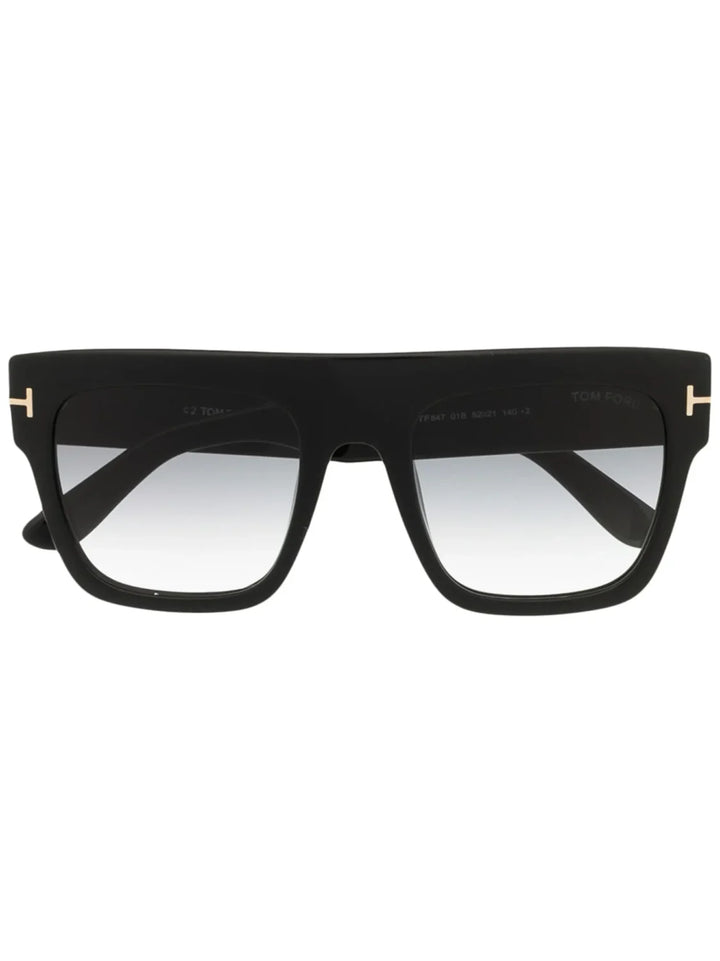 TOM FORD Eyewear shiny square-frame sunglasses - Tenue