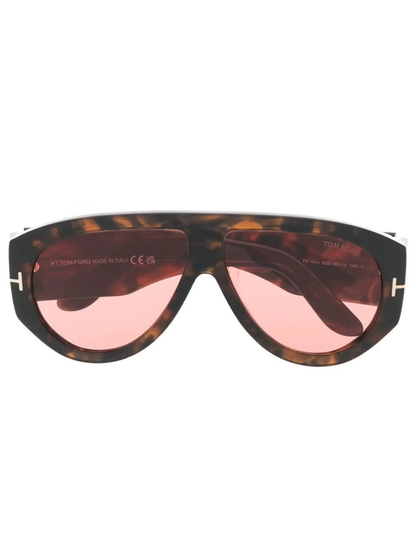 TOM FORD Eyewear Bronson round-frame sunglasses - Tenue