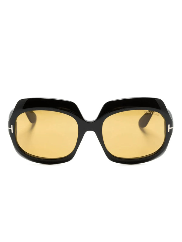 TOM FORD Eyewear Ren oversize-frame sunglasses - Tenue