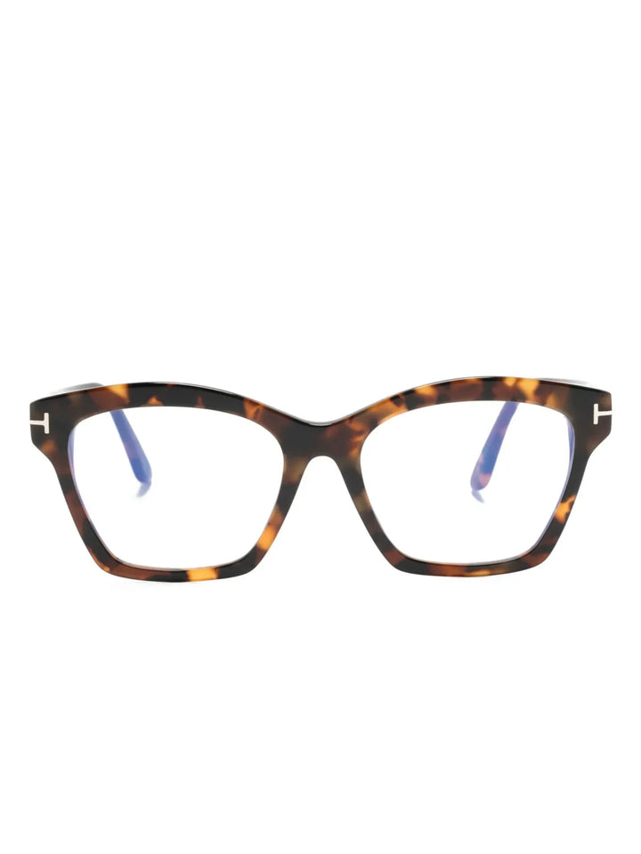 TOM FORD Eyewear tortoiseshell square-frame glasses - Tenue