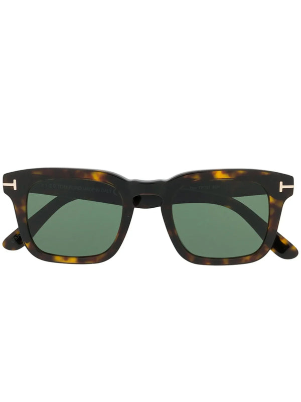 TOM FORD Eyewear tortoiseshell square-frame sunglasses - Tenue