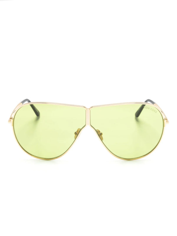 TOM FORD Eyewear Keating shield-frame sunglasses - Tenue