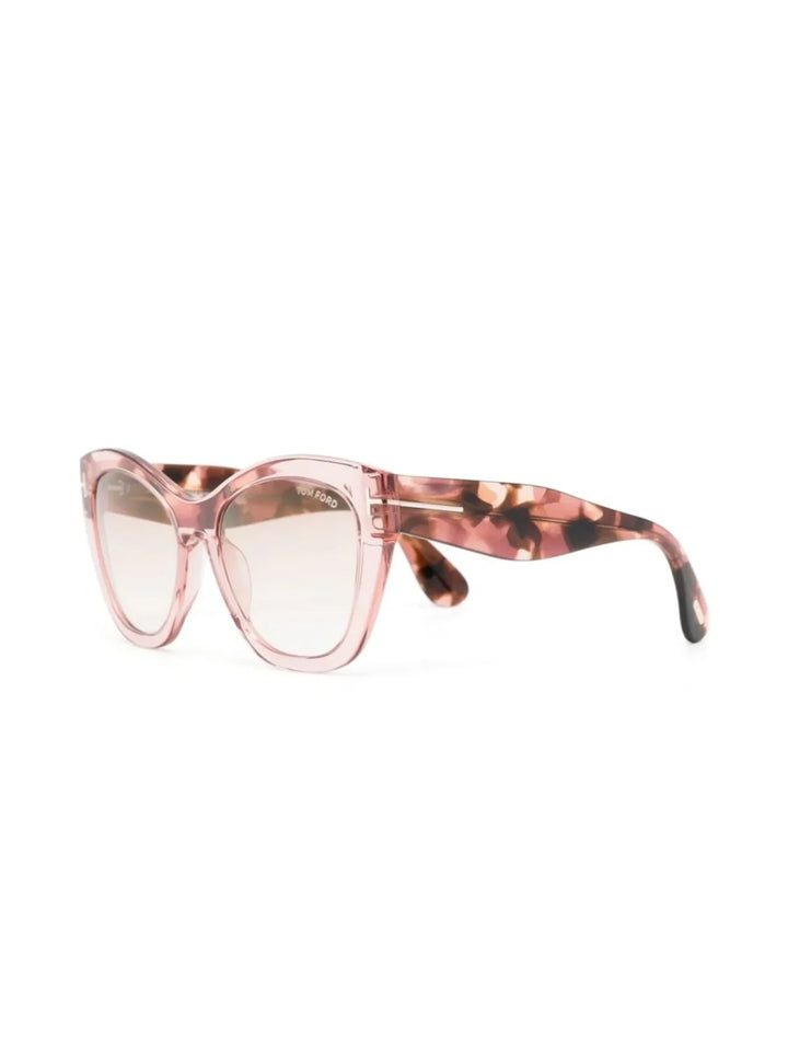 TOM FORD Eyewear tortoiseshell-effect cat-eye sunglasses - Tenue