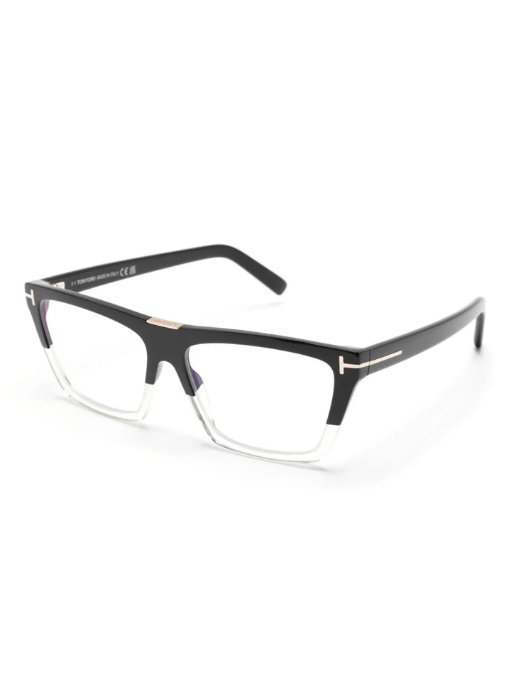 TOM FORD Eyewear FT5912B two-tone rectangle-frame glasses - Tenue