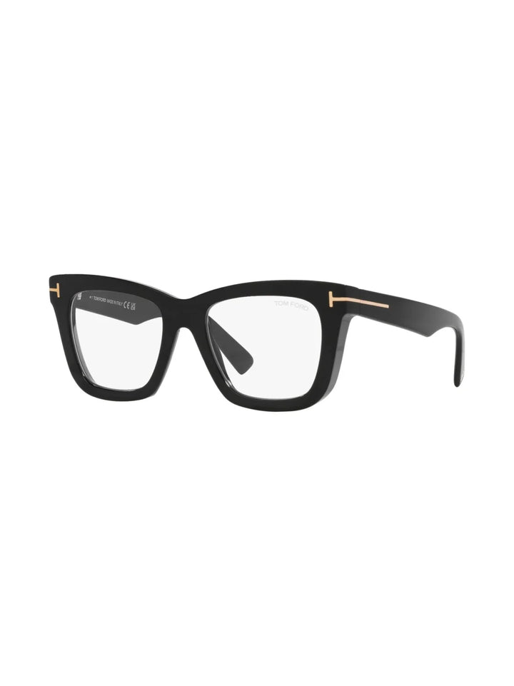 TOM FORD Eyewear logo-plaque square-frame glasses - Tenue