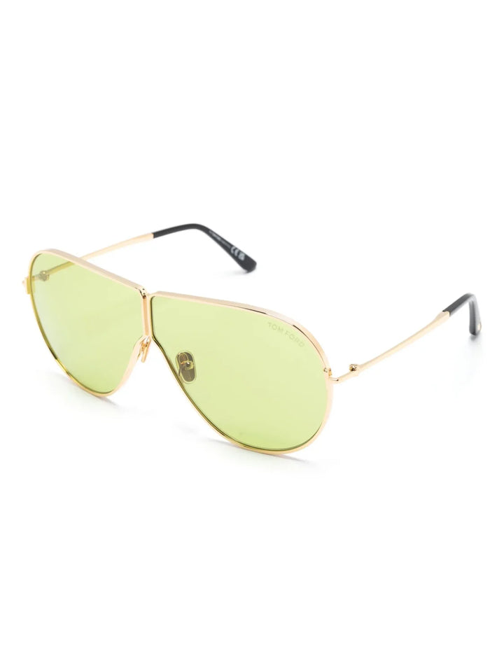 TOM FORD Eyewear Keating shield-frame sunglasses - Tenue