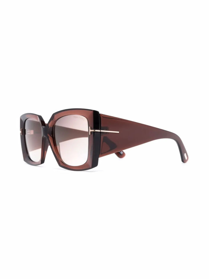 TOM FORD Eyewear tinted oversize-frame sunglasses - Tenue