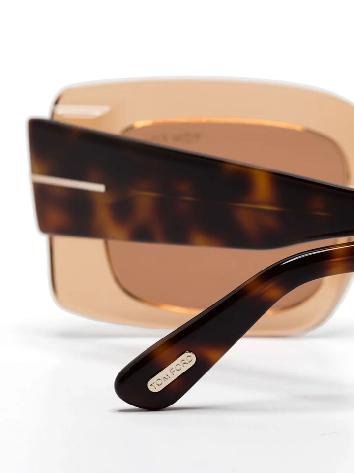 TOM FORD Eyewear oversize-frame sunglasses - Tenue