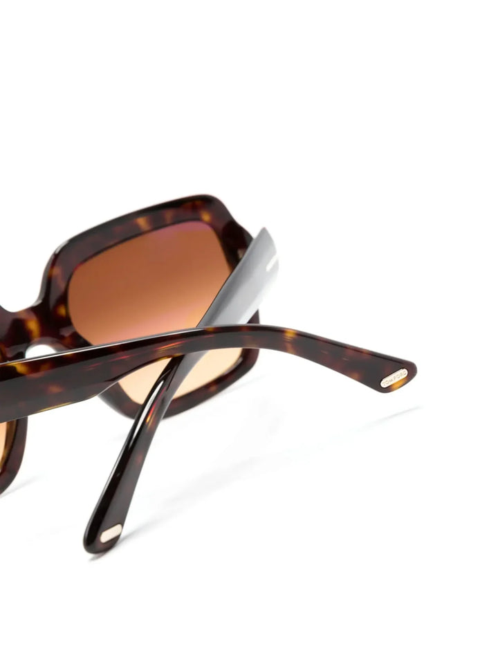 TOM FORD Eyewear Woodbury square-frame sunglasses - Tenue