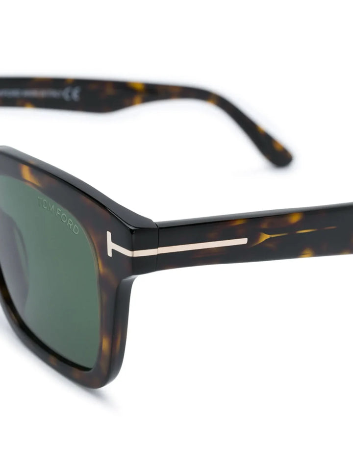 TOM FORD Eyewear tortoiseshell square-frame sunglasses - Tenue